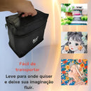 Kit Livro Colorir Bobbie Goods (Azul) + 24 Canetas 