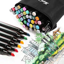 Kit Livro Colorir Bobbie Goods (Azul) + 24 Canetas 