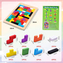 🧩 Montessori Tetris 3D™ – Quebra-Cabeça Educativo de Madeira