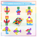 🧩 Montessori Tetris 3D™ – Quebra-Cabeça Educativo de Madeira