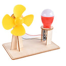 Modelo de gerador de vento para crianças, brinquedo científico, tecnologia engraçada, kit de física, brinquedos educativos para crianças