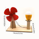 Modelo de gerador de vento para crianças, brinquedo científico, tecnologia engraçada, kit de física, brinquedos educativos para crianças