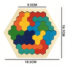 🧩 Montessori Tetris 3D™ – Quebra-Cabeça Educativo de Madeira